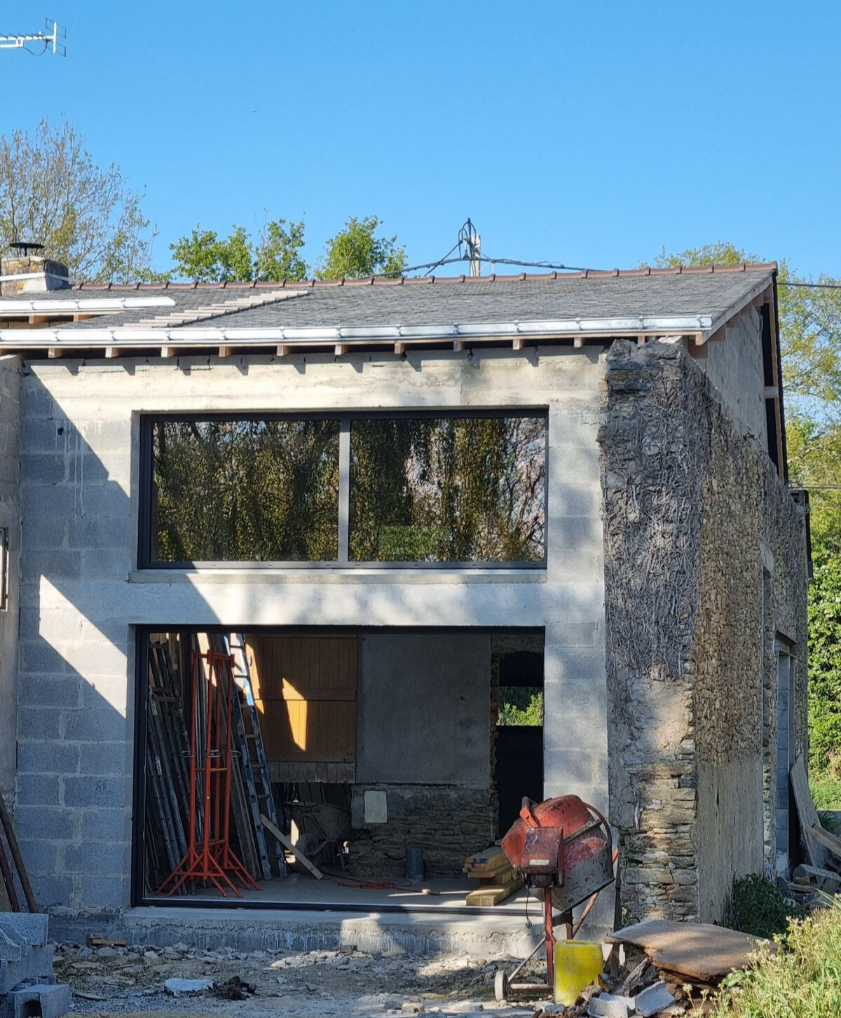 LE PAJOLEC MAÇONNERIE -Agrandissement de maison à Guérande